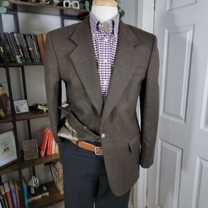 Oscar de la Renta Checkered Blazer